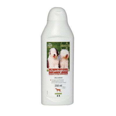 Shampoo Antiparassitario per cani flacone 250 ml