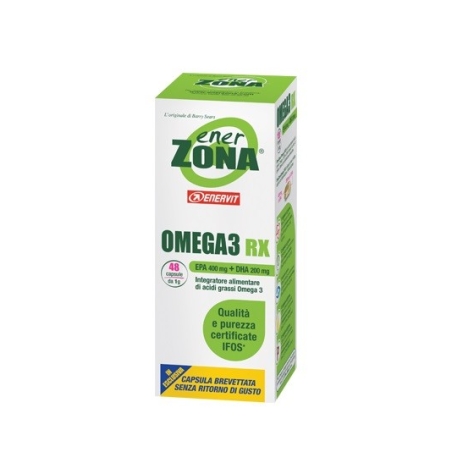 Enervit - Enerzona Omega 3 Rx 48 Compresse - Integratore Per Il Controllo  Del Colesterolo E Dei Trigliceridi