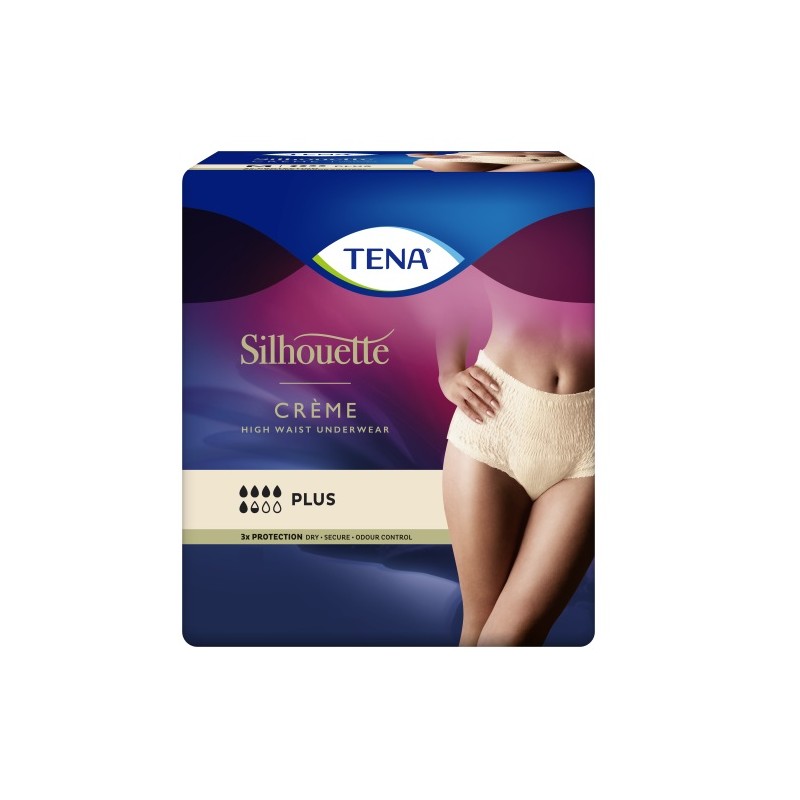 TENA Silhouette Plus - 9 Crème high waist underwear M size