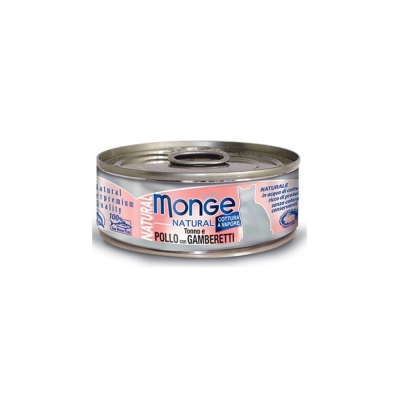 Natural Tonno e Pollo con Gamberetti - cibo umido gatti 80 gr