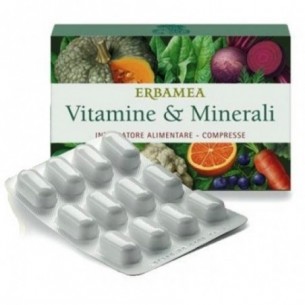 vitamine & minerali 24 compresse - integratore di vitamine e minerali