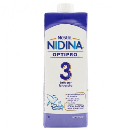 Nidina 3 Optipro - Latte Crescita Liquido 1 L