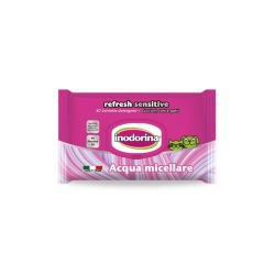 Refresh Sensitive - 40 salviette all'acqua micellare per cani