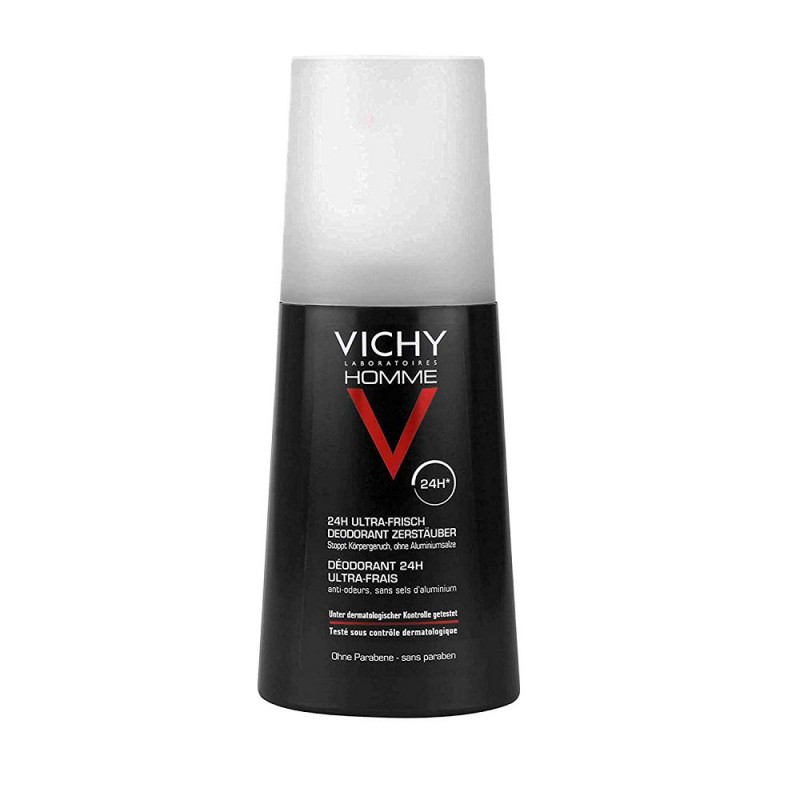 VICHY vapo no gas deodorante per il corpo ultra fresco homme 100 ml.