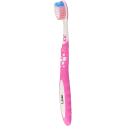 Clendy Baby Orso - Spazzolino da denti con setole morbide per bambini 7-12 anni in colori assortiti