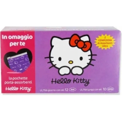 assorbenti ultra giorno con ali + ultra lungo con ali - 12 + 10 assorbenti omaggio pochette