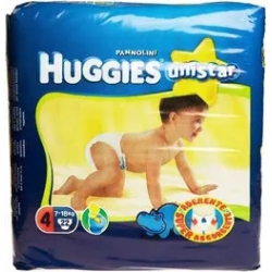 HUGGIES unistar maxi - 22 pannolini da 7 a 18 kg