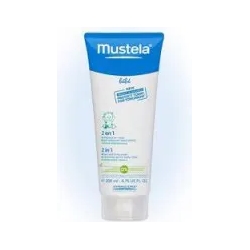 Mustela Bébé - gel detergente senza sapone per bambino 2 in 1 capelli e corpo tubo da 200 ml