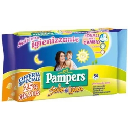 PAMPERS Sole e Luna - 54 Salviettine Igienizzanti con Camomilla