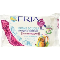 Igiene scuola - 25 Salviette umidificate effetto rinfrescante