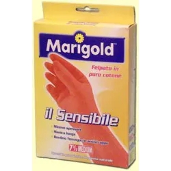 Guanti Felpati In Cotone Per Pelli Sensibili Indicati Per Uso Domestico  Taglia Media