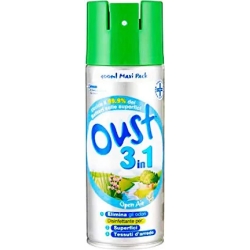Oust 3 in 1 Deodorante e Disinfettante per ambienti 400ml