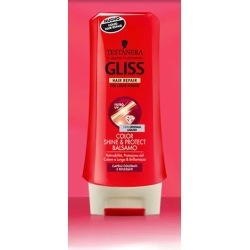 gliss color shine & protect balsamo capelli colorati e riflessati 200 ml