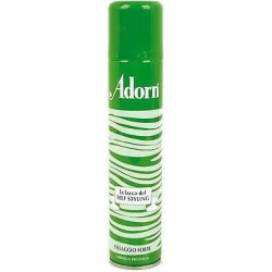 lacca per capelli fissaggio forte verde