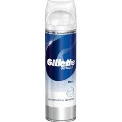 GILLETTE gel da barba neutro per pelli sensibili puro e delicato series 200ml