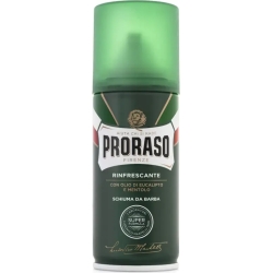 PRORASO Tutte Le Barbe - Schiuma Da Barba Rinfrescante E Tonificante Con Olio Di Eucalipto E Mentolo 100 ml