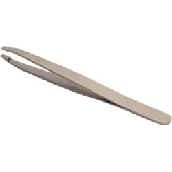 Pinzetta Per Ciglia Inox Sabbiata Con Punta Obliqua Aa0778
