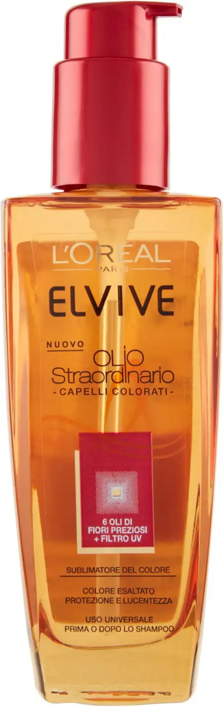 olio straordinario sublimatore del colore per capelli colorati o con meches 100ml