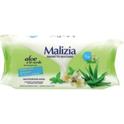 Salviette Multiuso Detergenti E Rinfrescanti Con Aloe E Tè Verde - 72 Salviettine