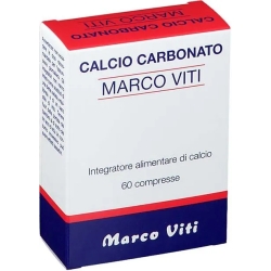 Calcio Carbonato Viti 60 compresse - Integratore per le ossa
