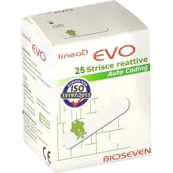 Linea D Evo - 25 Strisce Reattive Per Glicemia