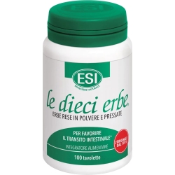 Le Dieci Erbe Esi 100 Tavolette 40 G - Integratore Per la stitichezza