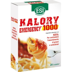 ESI Kalory Emergency 1000 24 Ovalette - Integratore per il Controllo del Peso