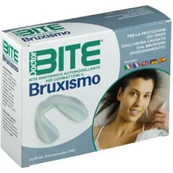 Bite Per Denti  Previene I Danni Del Bruxismo Involontario Doctor Bite Dentale Colore azzurro