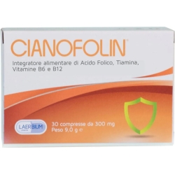 Cianofolin 30 compresse - Integratore di Acido Folico e Vitamine