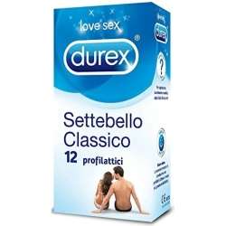 Durex Preservativi  Settebello Classico 12 Pezzi
