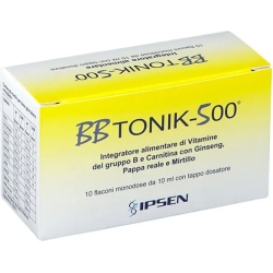 BBTonik 500 - Integratore per il tono psicofisico 10 flaconi da 10 ml