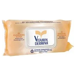 Salviettine Detergenti Per L' Igiene Di Neonati E Bambini  Vitamindermina Salviettine Detergenti 80 Pezzi