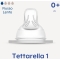 Teat - 2 Tettarelle in silicone misura 1