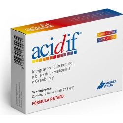 Acidif 30 Compresse - Integratore Per Le Vie Urinarie