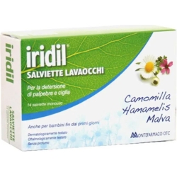 Salviettine Per Bambini  Detergenti Per Gli Occhi Iridil Lavaocchi 14 Pezzi