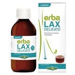 Erbalax Delicato Sciroppo 200 ml - Integratore Per Il Transito Intestinale, Stipsi