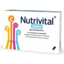 Nutrivital Junior 30 Compresse - Integratore Di Frutta E Verdura Concentrati