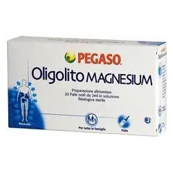 Oligolito Magnesium 20 Fiale 2 Ml - Integratore Alimentare Di Magnesio Per Il Tono Psico Fisico