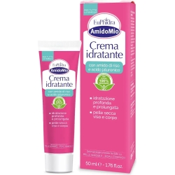EUPHIDRA Amidomio - Crema Idratante All' Amido Di Riso Viso E Corpo 50 ml