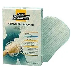 Guanto Pre-Saponato Per Viso E Corpo 10 Pezzi