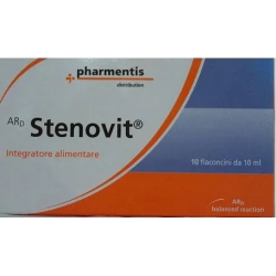 Stenovit 10 Flaconcini da 10 ml - Integratore Antiossidante Utile Per Il Trofismo Del Microcircolo