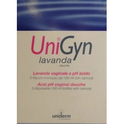 unigyn Lavanda Vaginale 5 Flaconi Monouso 100 Ml
