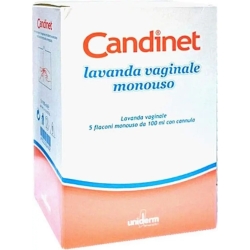 candinet  - Lavanda Vaginale 5 Flaconi Monouso Da 100 Ml