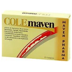 Colemaven 20 Compresse - Integratore Per Il Controllo Del Colesterolo E Dei Trigliceridi