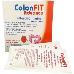 lipidyum Colonfit frutti rossi 20 bustine - Integratore per la Stipsi e l'Ipercolesterolemia
