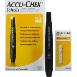Accu-Chek SoftClix - Penna Pungidito Per Diabetici + 25 Lancette