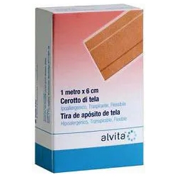 Alvita Cerotto in Tela - 10 strisce 10 x 6 cm