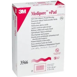 Nexcare Medicazione Sterile In Tessuto Non Tessuto Con Tampone Assorbente Medipore + Pad 10 X 10 Cm 5 Pezzi