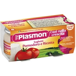 Plasmon Sughetti Pomodoro e Ricotta - 2 vasetti di Sugo da 80 g per bambini dai 10 mesi