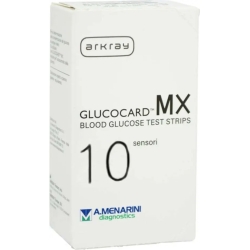 Glucocard Mx Blood Glucose - 10 Strisce Reattive Per La Misurazione Della Glicemia